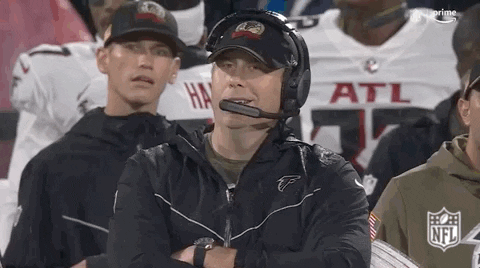 Atlanta Flacons Coach Dan Quinn Nodding GIF