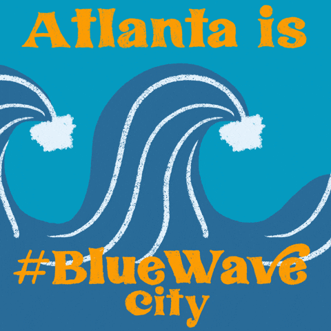 Atlanta Is Blue Wave GIF