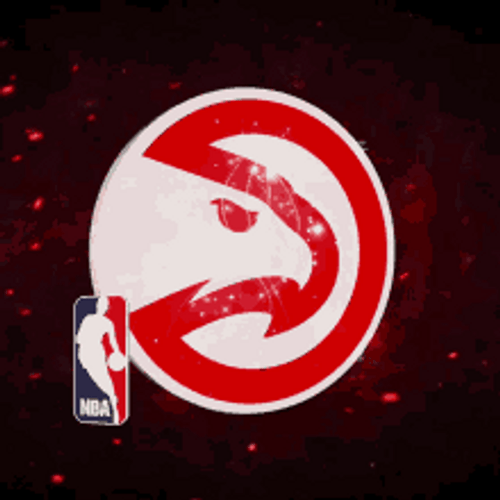 Atlanta Red Hawks Nba Logo GIF
