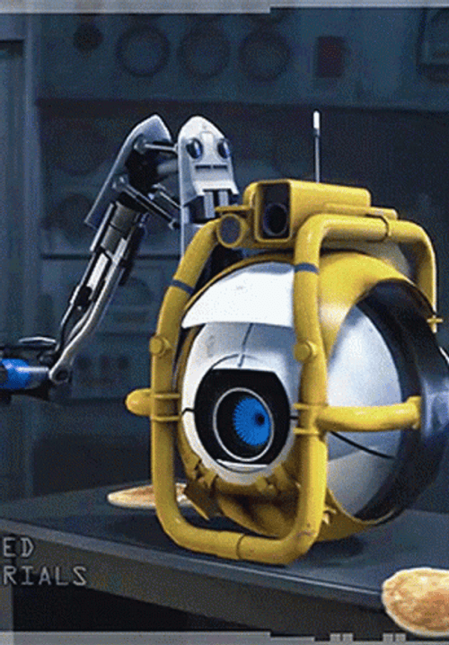 Atlas Robot Hitting Self Portal 2 Online Game GIF
