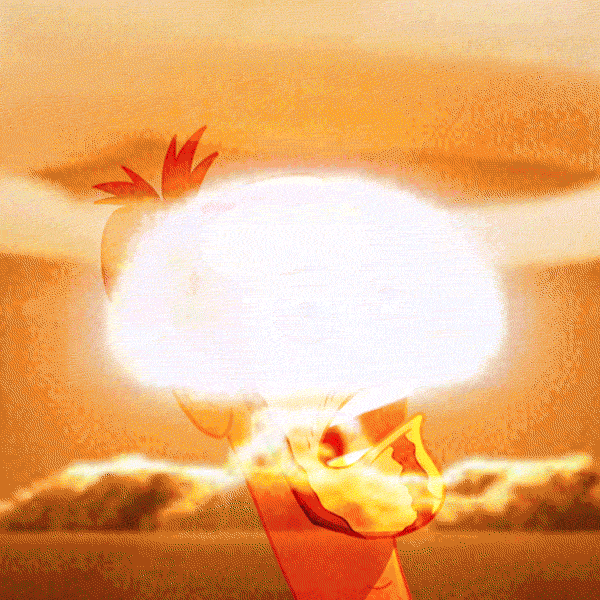 Atomic Bomb Mind Blown Animation GIF
