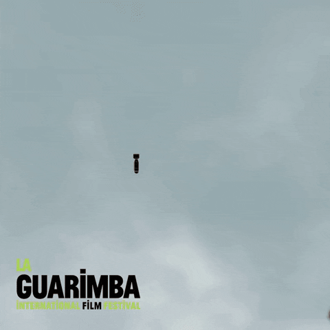 Atomic War Bomb Falling Mobile Art GIF