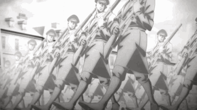 Attack On Titan Army March GIF