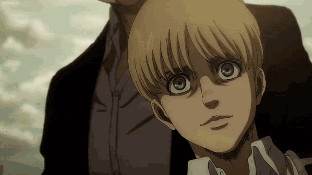 Attack On Titan Creepy Armin Look GIF
