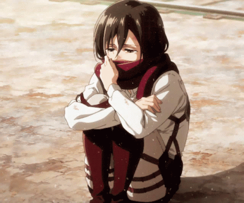 Attack On Titan Mikasa Crying GIF
