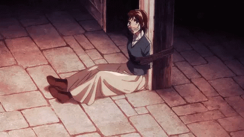 Attack On Titan Sasha Braus Tied Up GIF