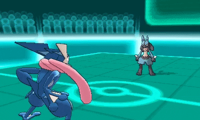 Attacking Ash Greninja GIF