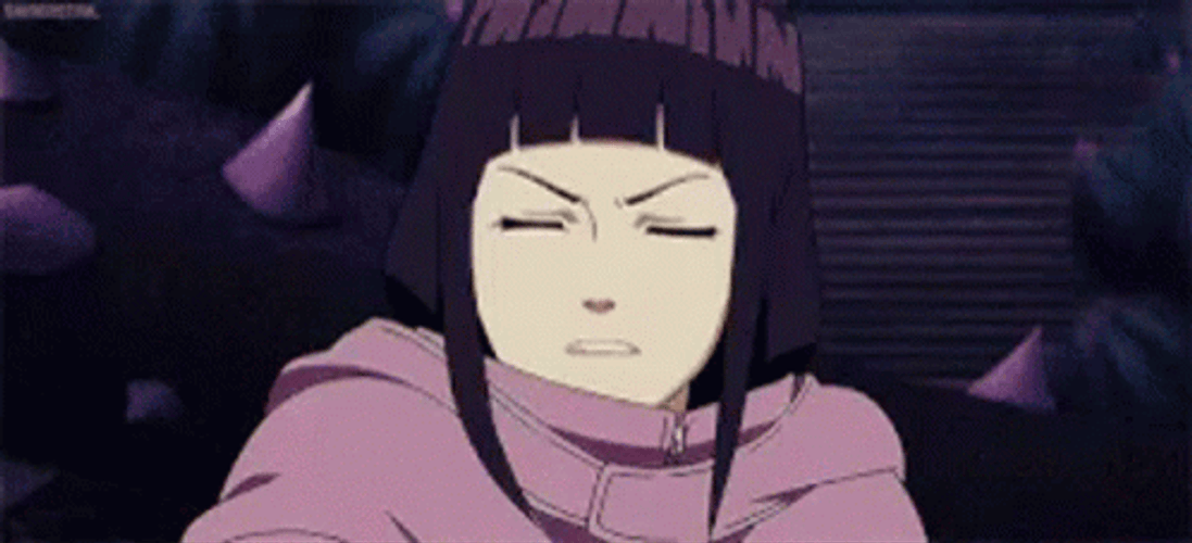 Attacking Powers Hinata Hyuga  GIF