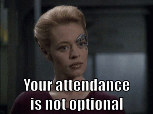 Attendance Jeri Ryan Star Trek GIF