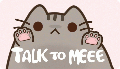 Pusheen Cat Wants Attention GIF