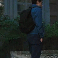 Attentive Joe Goldberg Watching GIF