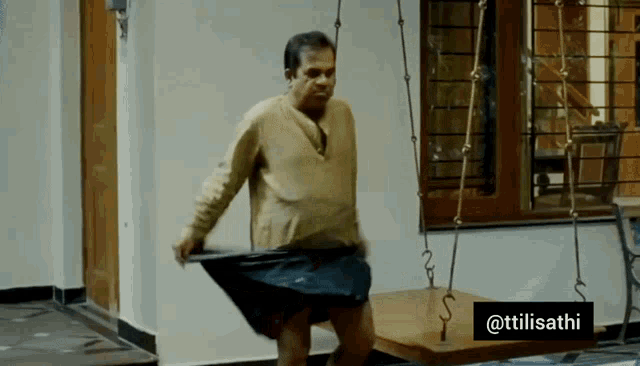 Attilisathi Brahmanandam Gif GIF