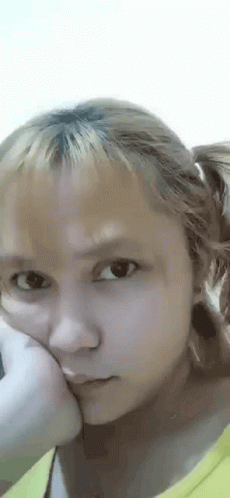 Random Girl Attitude Eye Roll GIF