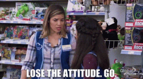 Lose The Attitude Superstore Amy Sosa GIF