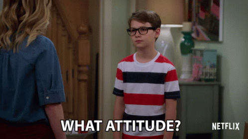 Serious What Attitude Finn Carr GIF