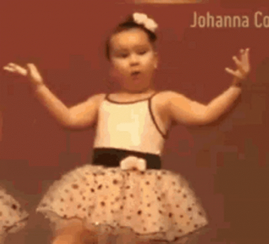 Attitude Ballerina Kid Check That GIF