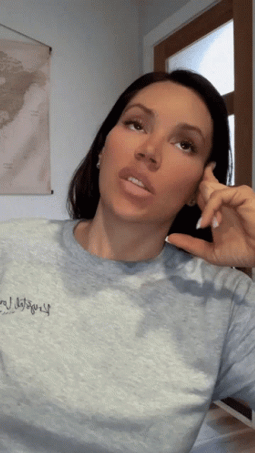 Attitude Lady Rolls Eyes GIF
