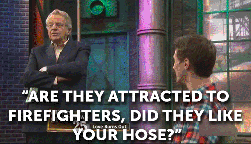 Attractive Firefighters Jerry Springer GIF