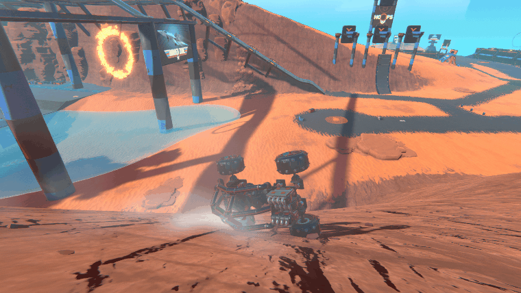 Atv Sliding Through Mountain GIF