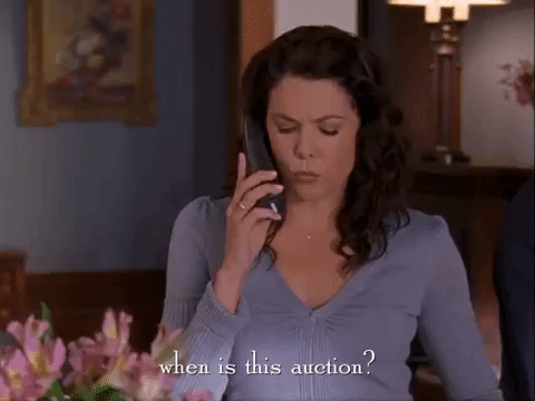 Auctioneer Called For Bidding Schedule GIF