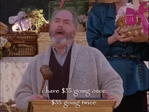 Auctioneer Continuously Bid Calling GIF