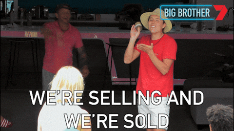 Auctioneer Selling At Big Brother GIF