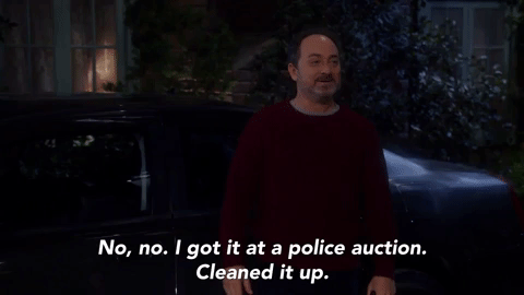 Auctioneer Sold Police Car At Auction GIF