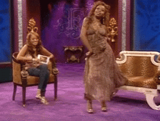 Audacious Tiffany Pollard Lifting Skirt GIF