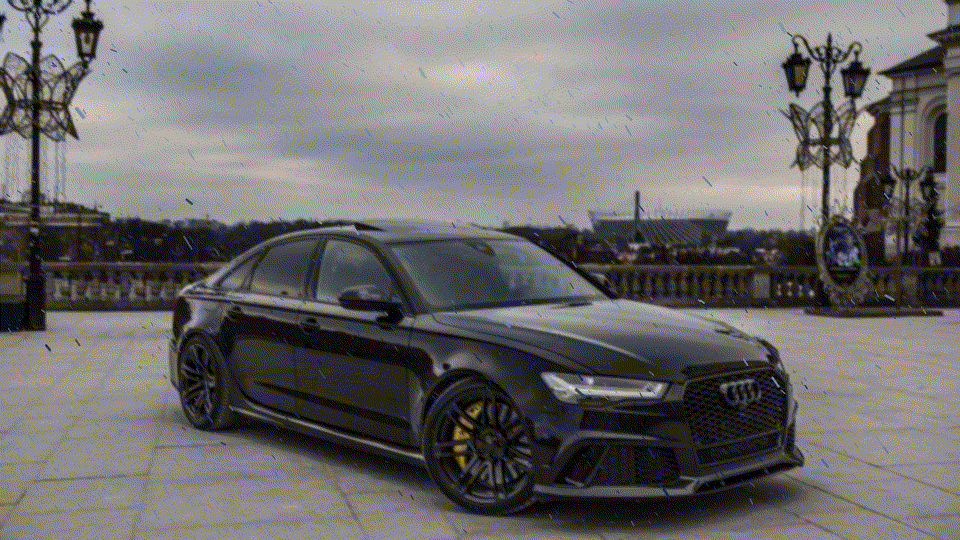 Audi Car With Logo GIF