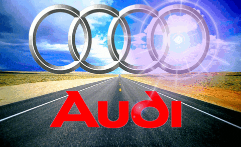 Audi Flashing Logo GIF