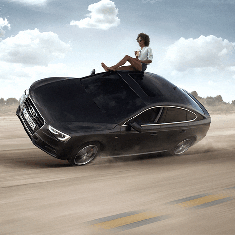 Audi Leaning To One Side GIF