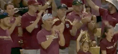 Audience Supporting Fsu Players GIF