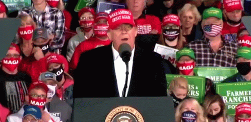 Audience Wears Maga Cap GIF