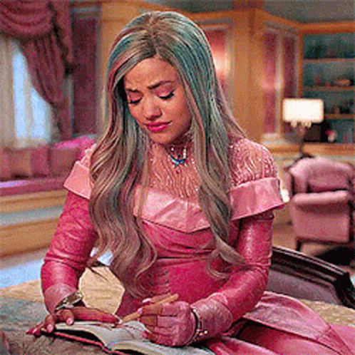 Audrey Descendants Crying GIF