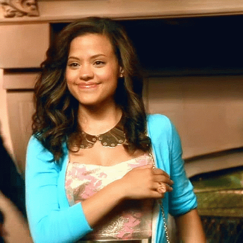 Audrey Descendants Delightfully Smiling GIF