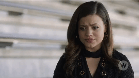Audrey Descendants Wiping Tears GIF