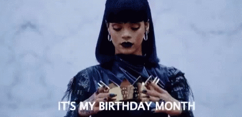 August Birthday Rihanna Queen GIF