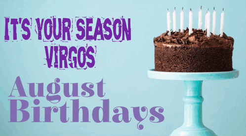 August Birthday Virgo Season GIF