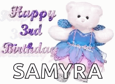 August Third Birthday Samyra GIF