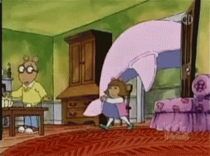 Aunt Amanda Holding Pillow GIF