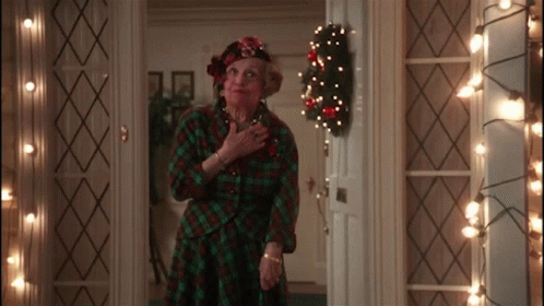 Aunt Bethany Clark Griswold Christmas Lights GIF