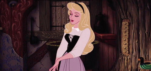 Aurora from Sleeping Beauty in Wooden Room
