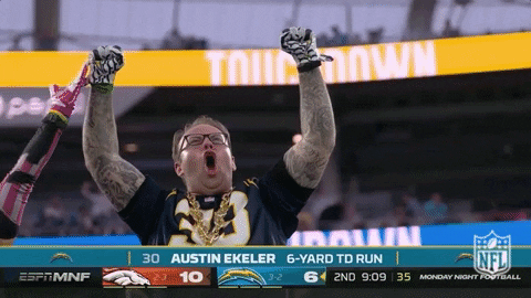 Austin Ekeler Hays GIF