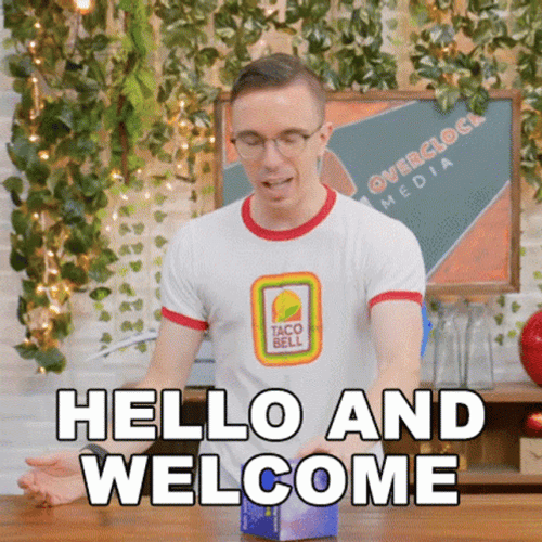Austin Evans Hello And Welcome GIF
