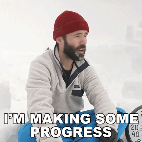 Austin Evans I'm Making Some Progress GIF
