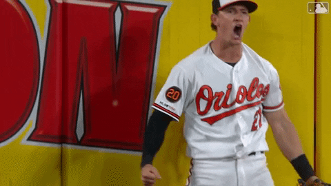 Austin Hays Chest Tap GIF
