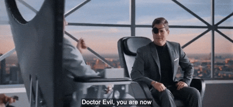 Austin Powers Dr Evil Talking To Number 2 GIF