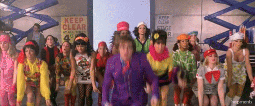 Austin Powers Mole In A Group Dance GIF