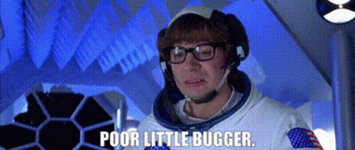Austin Powers Mole Poor Little Burger GIF