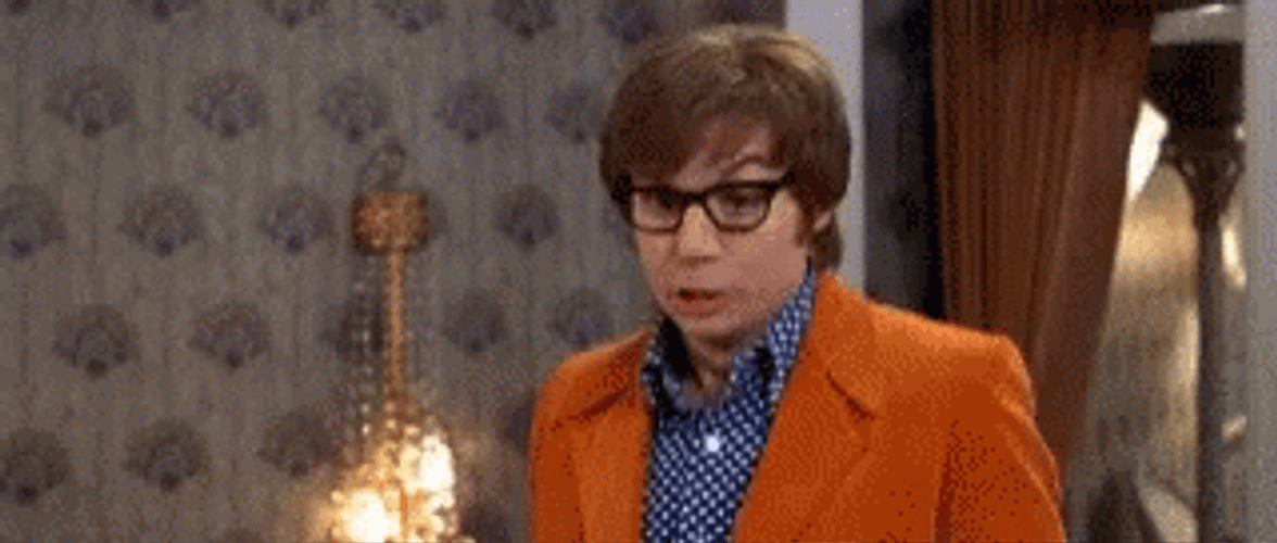 Austin Powers Nerd Alert GIF